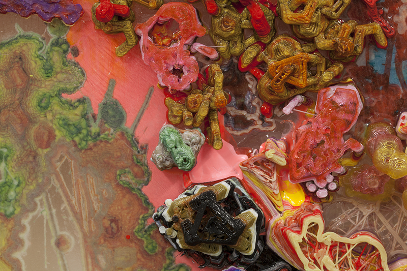 Illustration for article titled These Intricate Abstract Paintings Were Made With a 3D Printer
